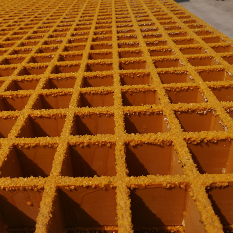 Anti-slip plastic FRP molded floor grating walkway