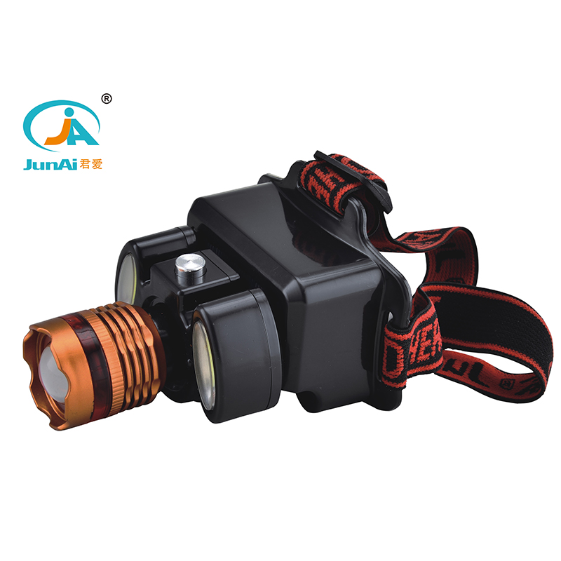 1 year warranty solar rechargeable led headlamp Model No. JA-1910A