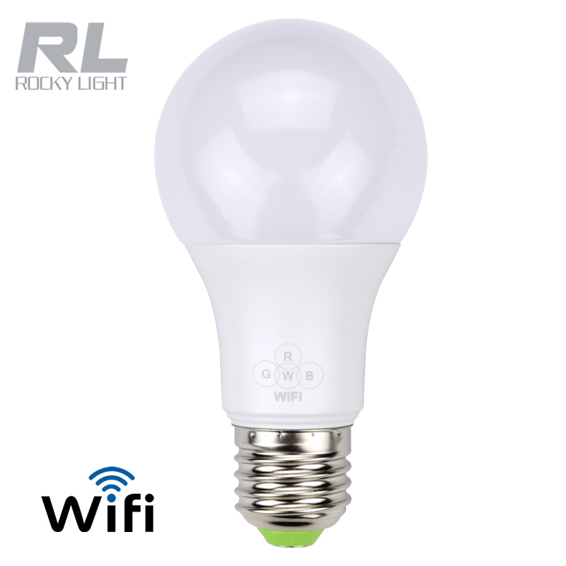 LED WiFi bulb RGB E27 Mobile phone control led smart bulb