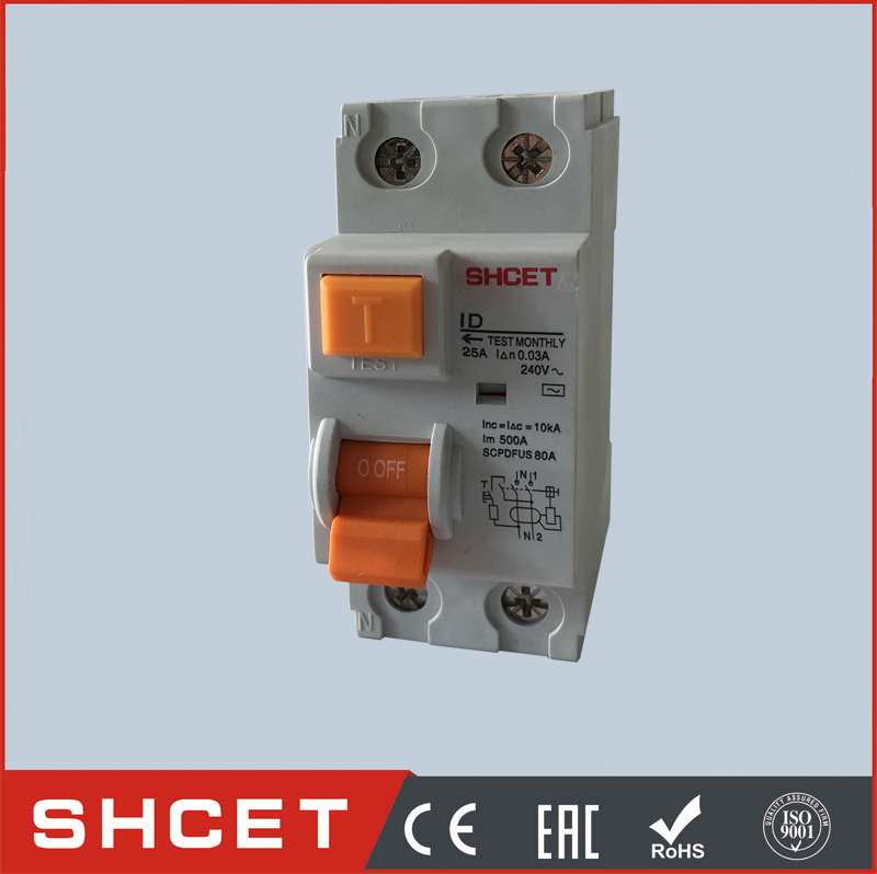 ID 4P rcd 30ma 100ma 300ma rccb circuit breaker