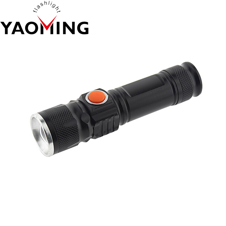 New USB Rechargeable LED Tactical Flashlight for Camping hiking