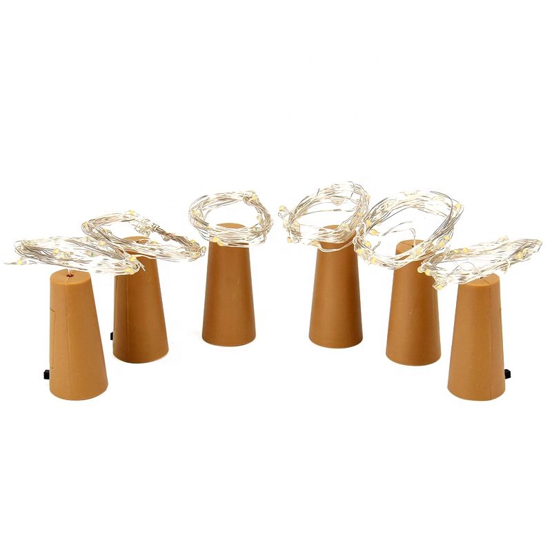 Christmas Battery Powered Cork Shaped Led Bottle Fairy Lights