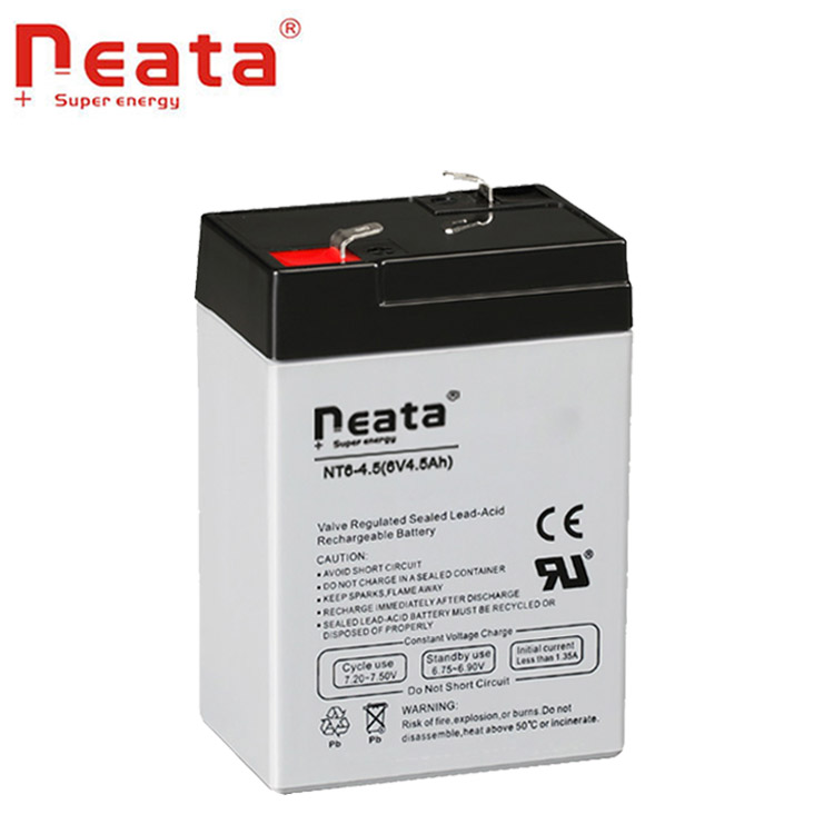 6v4.5ah maintenance free deep cycle rechargeable battery