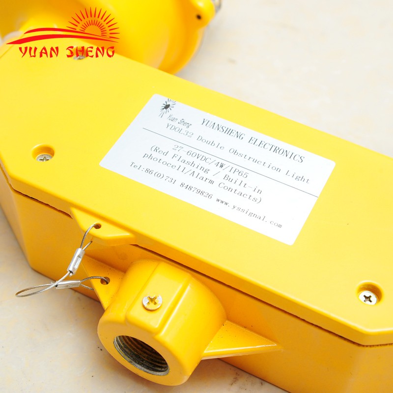 <45m double low intensity led obstruction light/LED aircraft warning light for telecom project