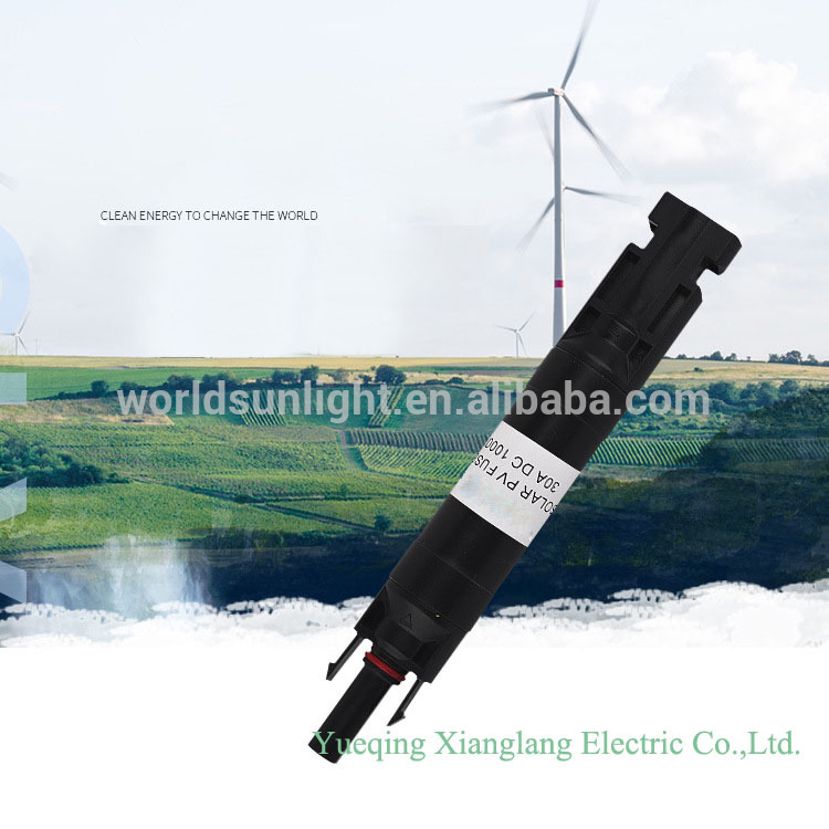WSPVFCC TUV UL CE approved DC 1000V 1A- 32A waterproof solar system mc4 pv fuse holder