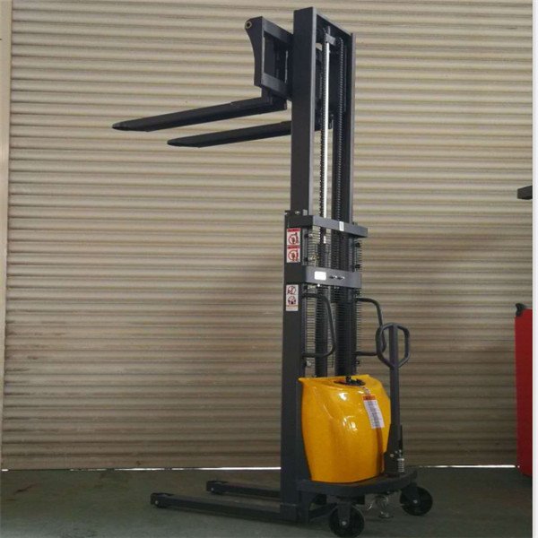 Powered Pedestrian 4m Lifting Battery Full Electric Pallet Stacker