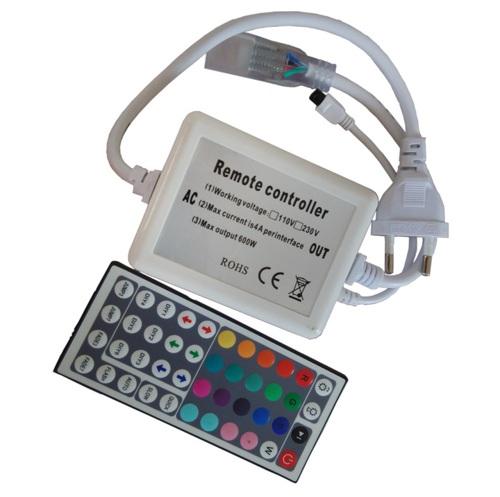 High voltage 44 keys RGB LED Controller for LED Strip Light