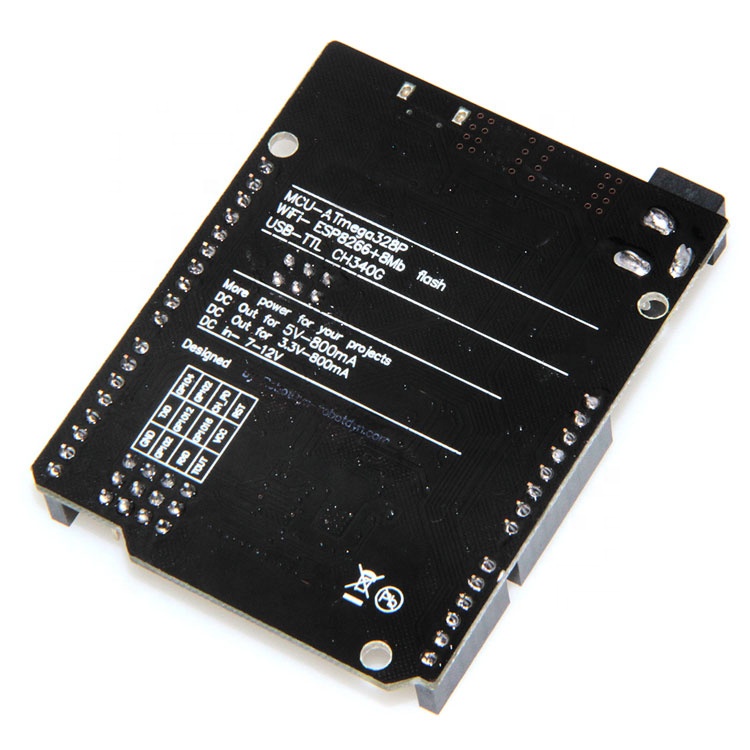 WiFi UNOR3 ATmega328P+ESP8266 (32Mb memory), USB-TTL CH340G