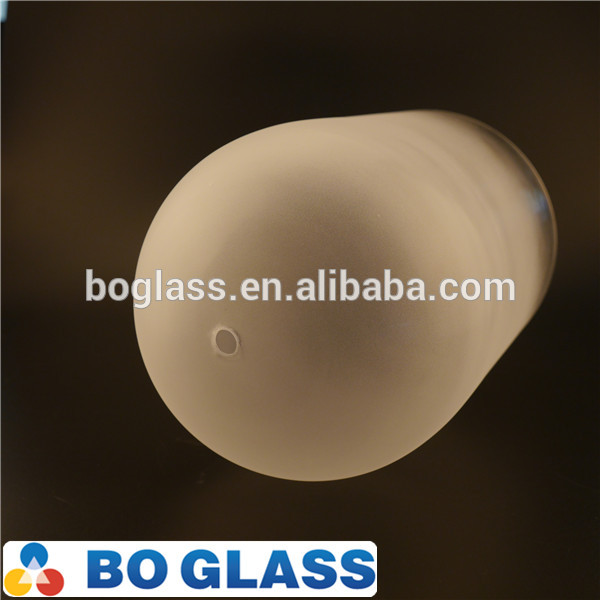 High quality cylingrical glass shade with sandblasting