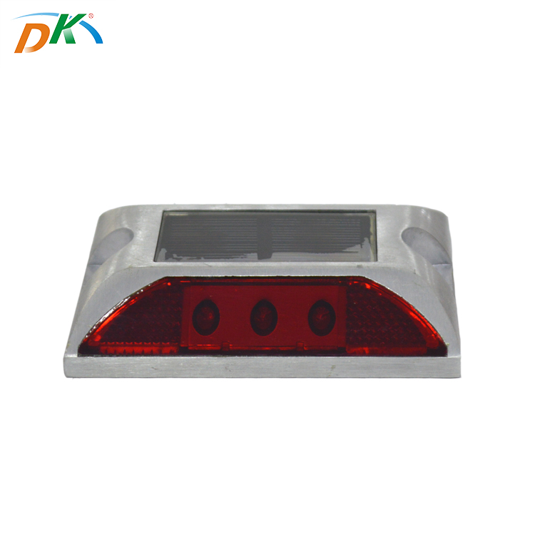 DK High Brightness Aluminum Led cat Eye Solar Road Stud For Road Safety