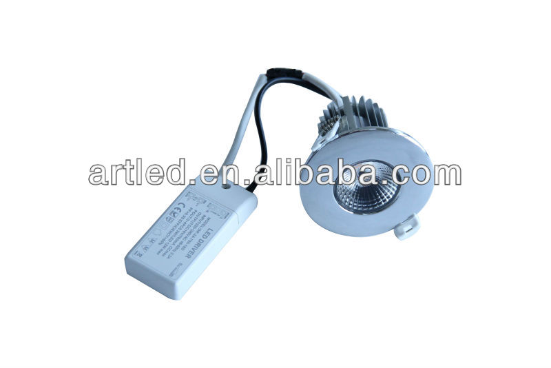 10w fire rated downlight with changeable bezel