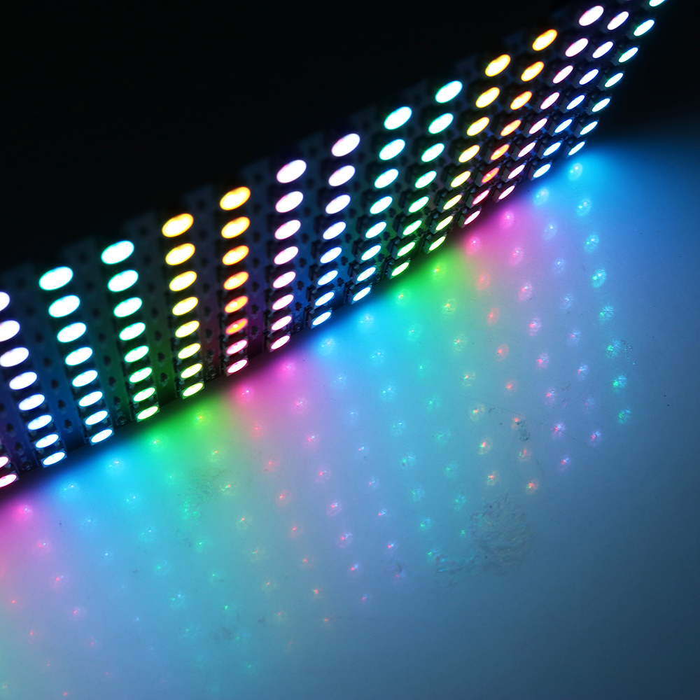 8X32 256 Pixel screen WS2812B Digital Flexible LED Programmed Panel Screen matrix Individually Addressable Full Color DC5V