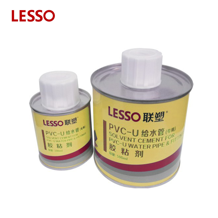 LESSO high viscosity PVC pipe Solvent Cement pvc solvent cement high quality cement