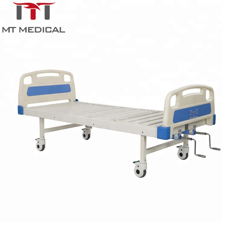 1 crank cheap flat hospital bed high quality  manual hospital bed