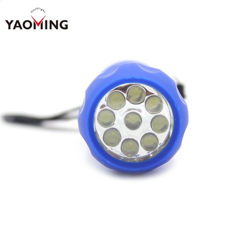 365~395nm 9 LED UV Flashlight /Plastic 3xAAA battery UV led light torch