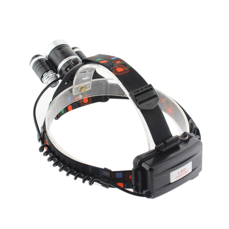 Aluminum Rechargeable LED Light High Power Zoom Headlamp