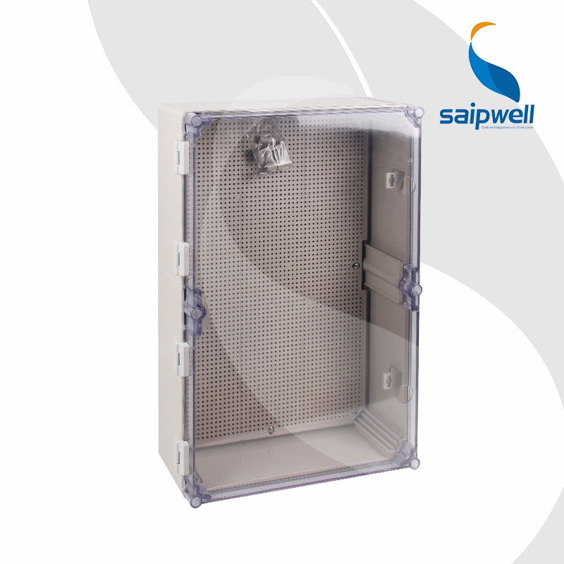 SAIPWELL J 500*400*195mm PC Transparent Lid Distributing Cables Enclosures