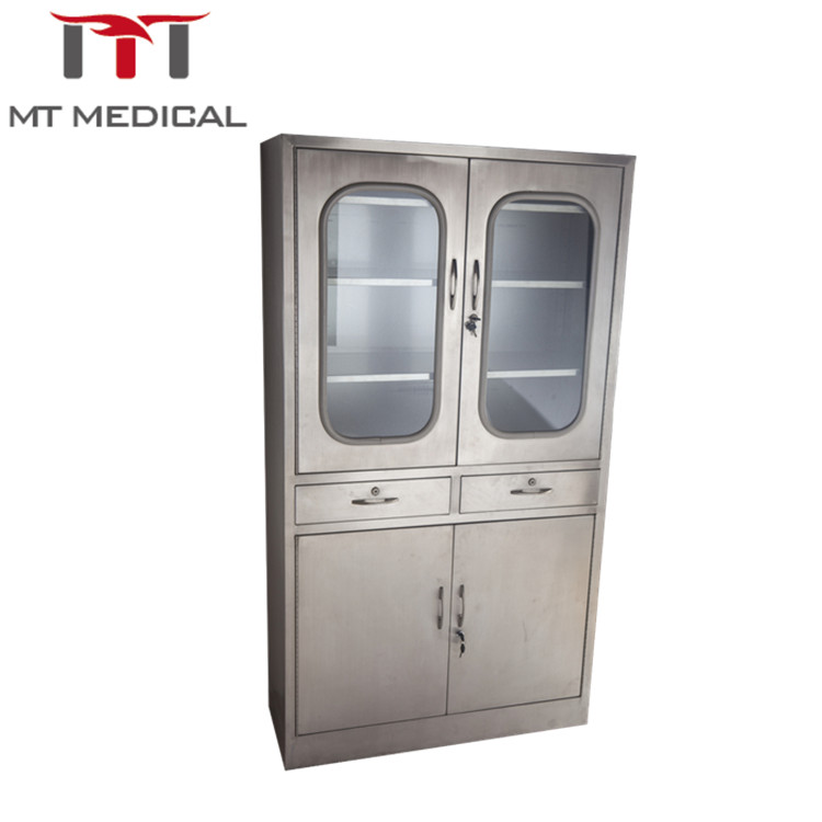 Hot sales stainless steel hospital furniture medical surgical instrument cabinet