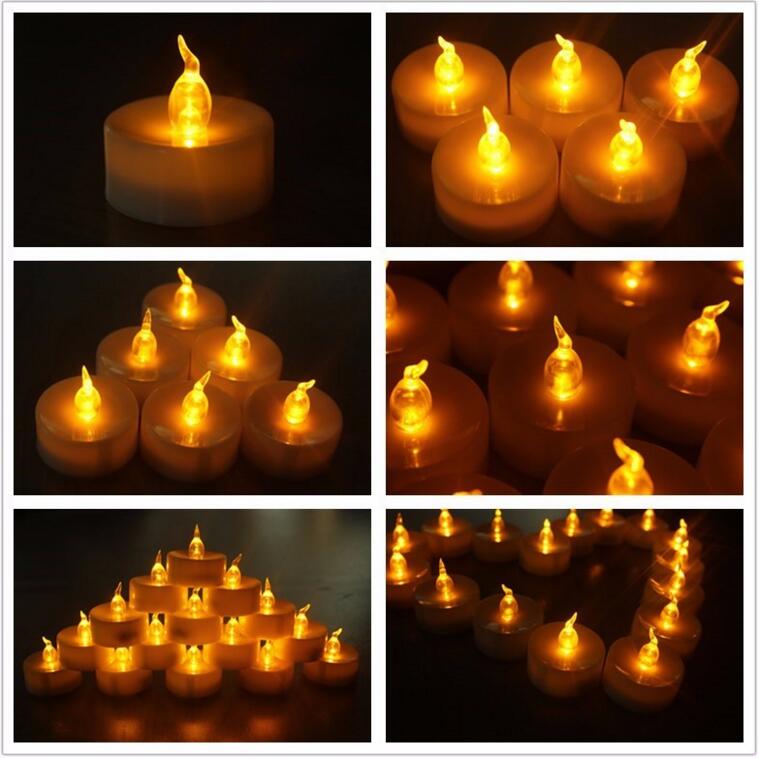 Home Decoration White Wholesale Led Tea Light Candles