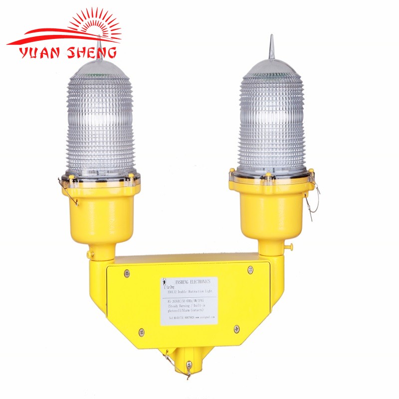 LED Double Aviation Obstacle Light for pylon