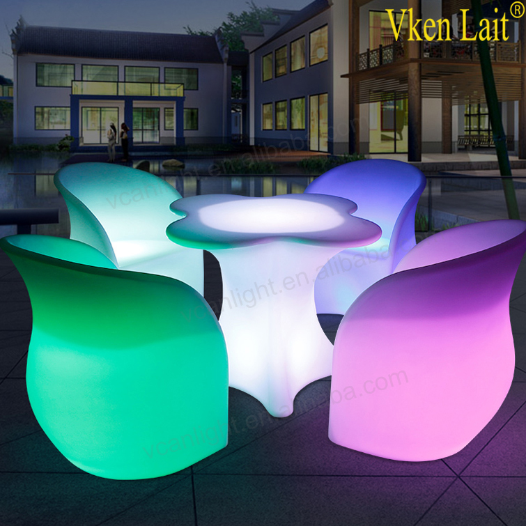 Colorful LED bar table/led furniture for events/led lighting for wedding