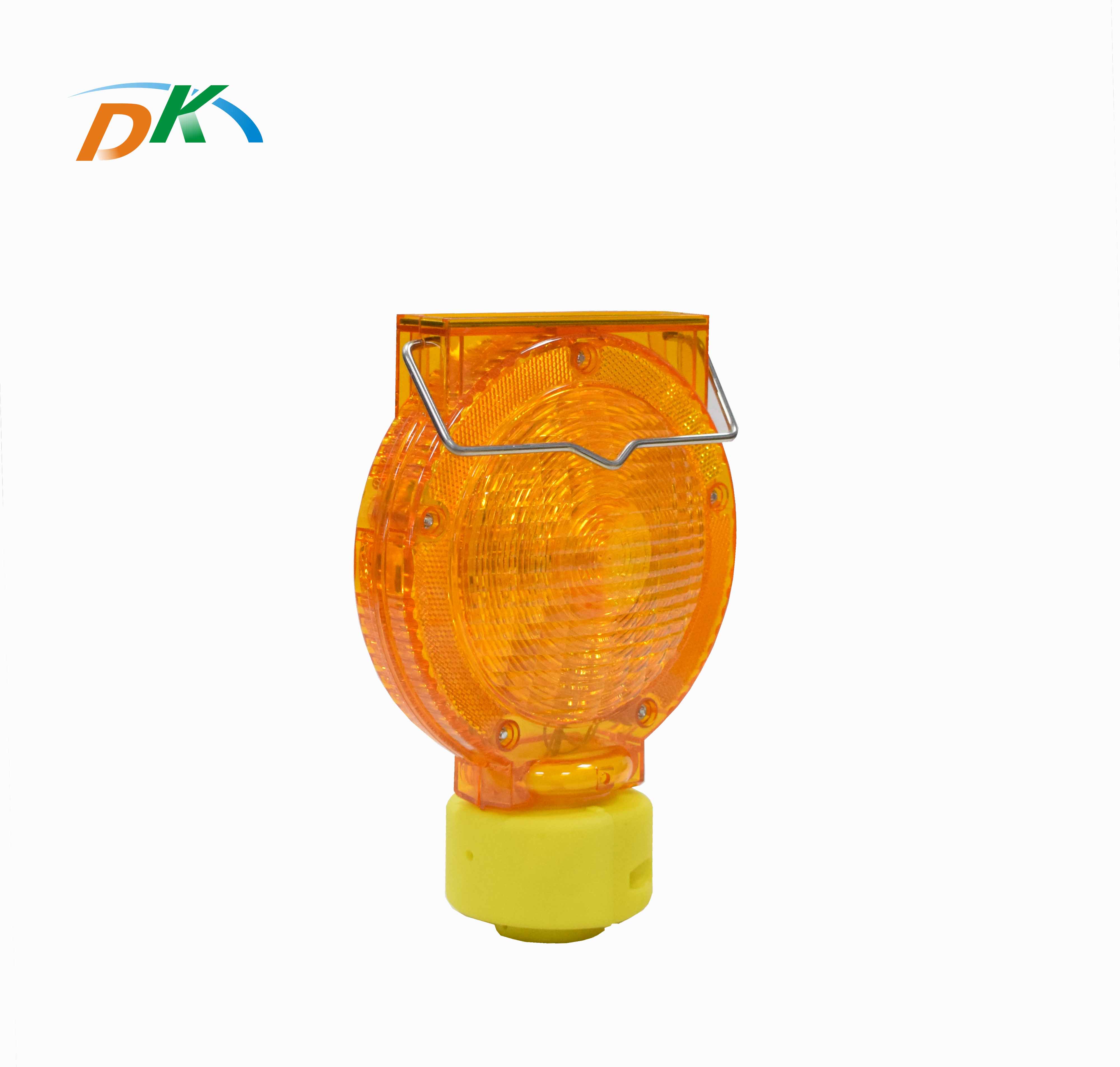 DK LED traffic road safety solar barricade lamp LED flasher barricade warning light