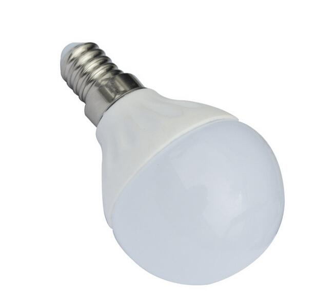 3W Ceramic G45 P45 LED Light Bulbs E14 Screw 4000k small