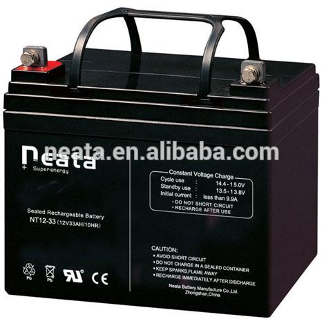 NEATA BATTERY Deep cycle solar system 12v cheap high quality gel agm battery 33ah