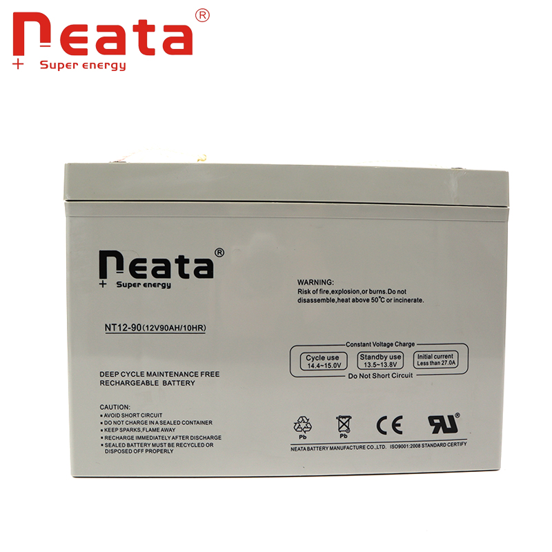 12V90.0ah wholesale rechargeable lead acid battery in storage batteries