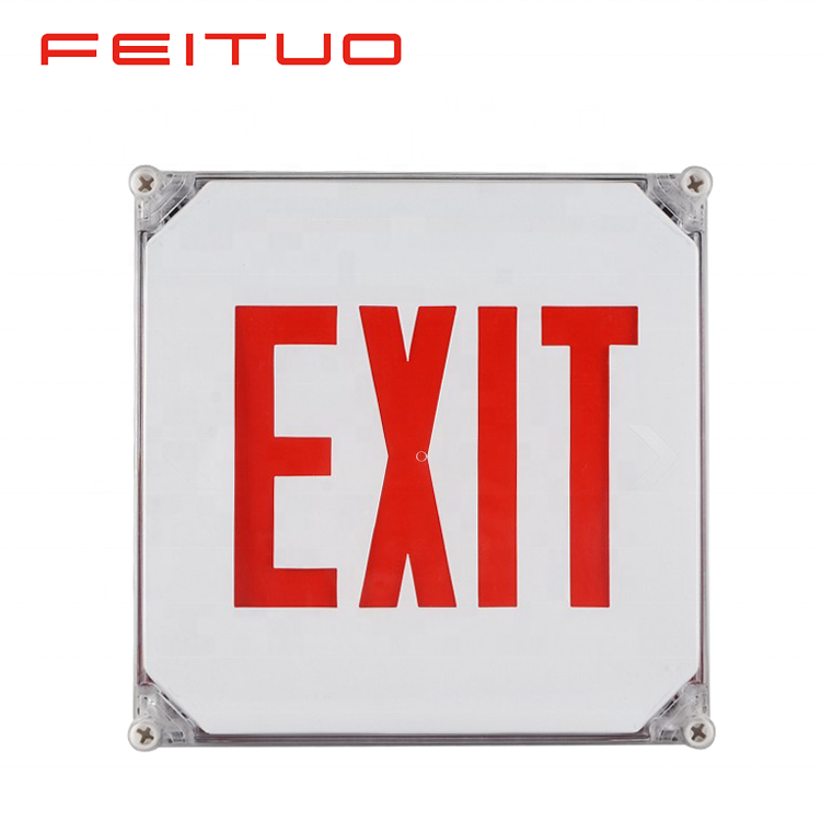 UL Listed adjustable rechargeable fire escape signs