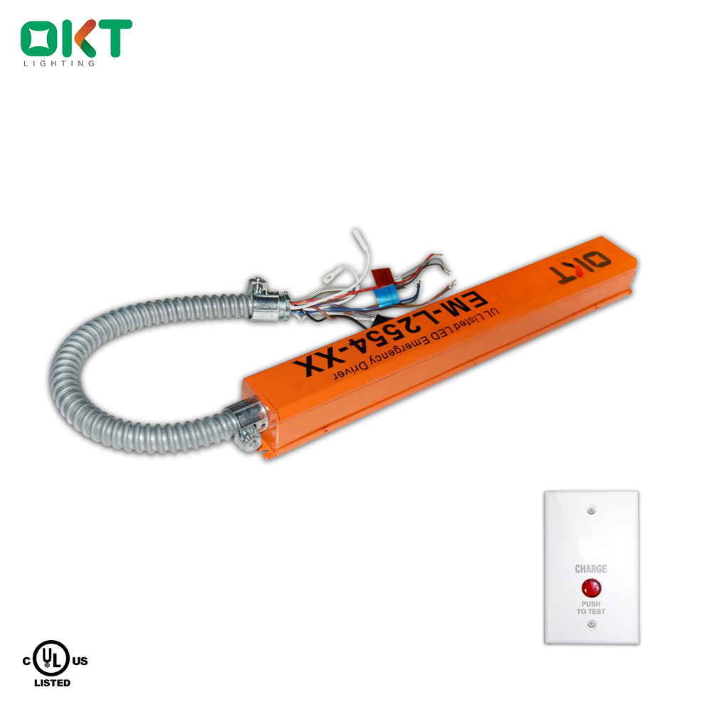 Factory Field Installable Rechargeable 90 Minutes Emergency Battery Backup Kit for LED Lighting