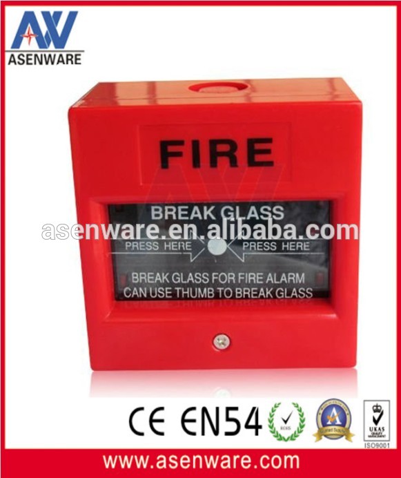 Irreducible Type Break Glass Fire Alarm Manual Call Point
