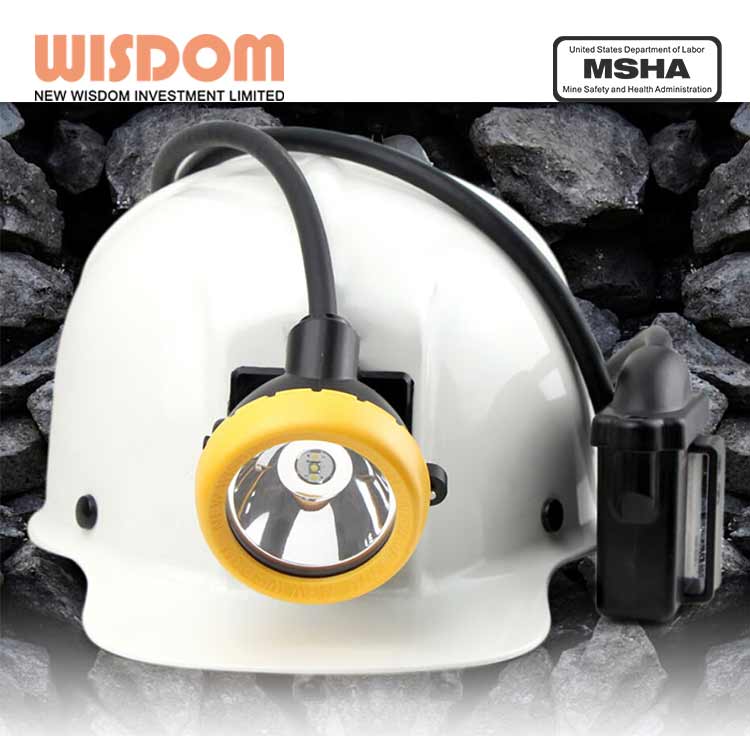 11000Lux explosion proof miner led headlamp KL5M corded mining cap lamp WISDOM cap lamp