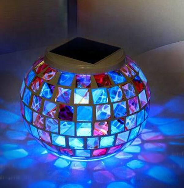 Outdoor indoor waterproof Color Garden LED Night table desk ball Decorative