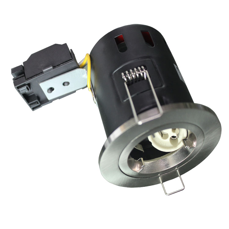 Fixed twist &lock die-casting GU10 50w Fire rated downlight