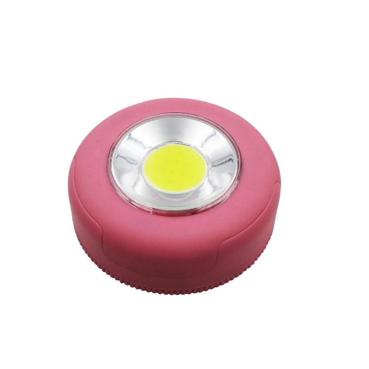 3-LED Under Cabinet Push Tap COB Touch Light Stick On COB Touch Night Light