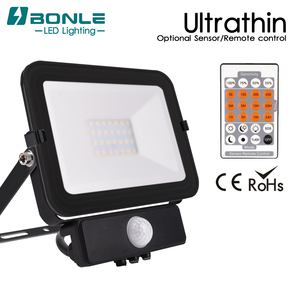 Auto Remote Controlled Mini 10W Led Flood Light With PIR Motion Sensor