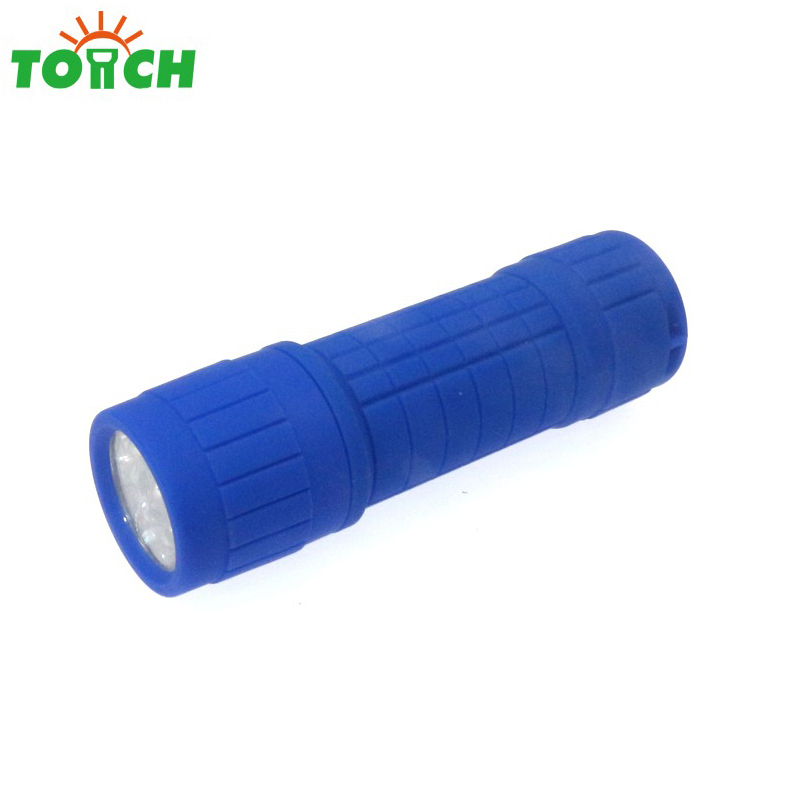 3*AAA battery operated flashlight mini led light multi color OEM and ODM flashlight