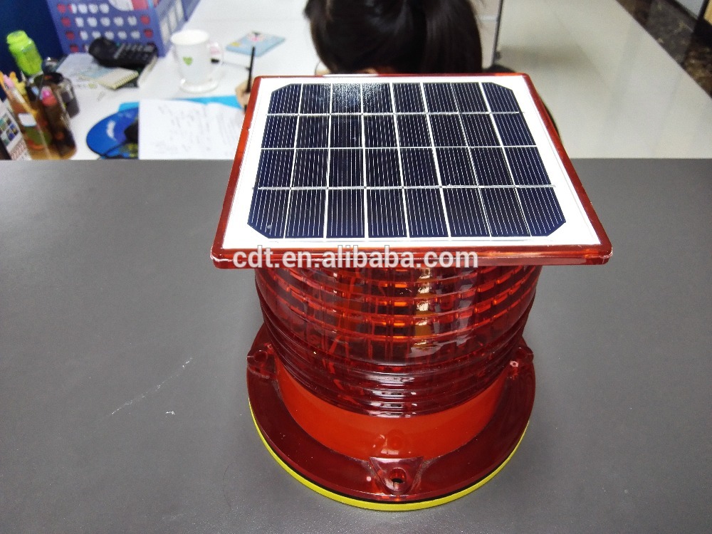 DC6.5V aviation obstruction lamps, solar-powered aircraft warning lights