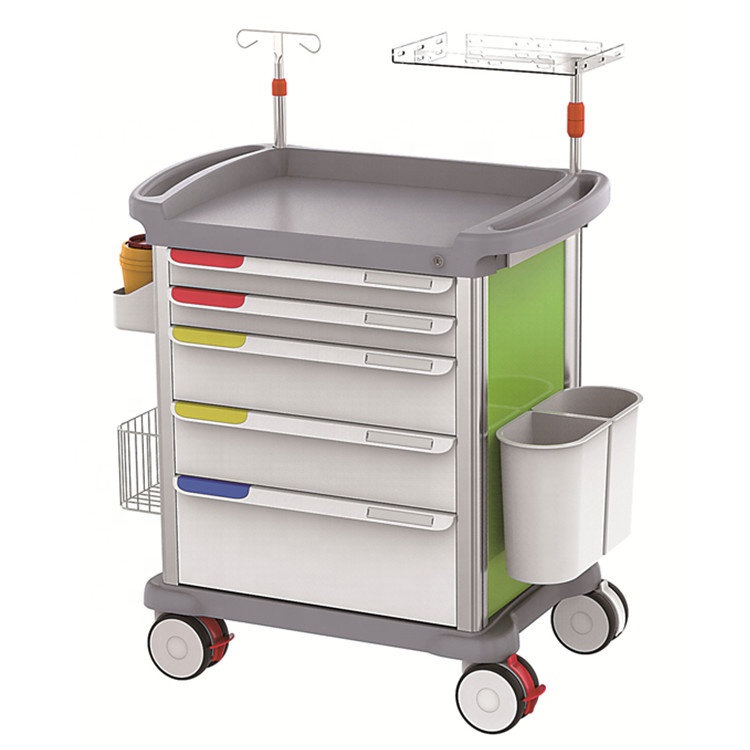 chinese manufacturer hospital equipment medical record trolley