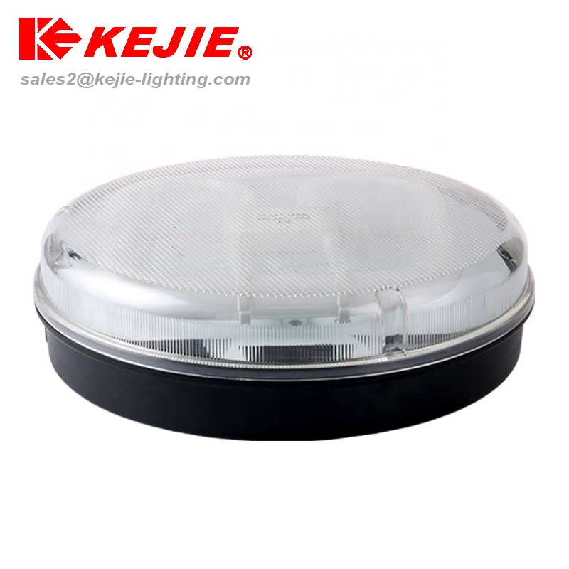 2D 28W 3hr maintained fluorescent IP65 round emergency ceiling light