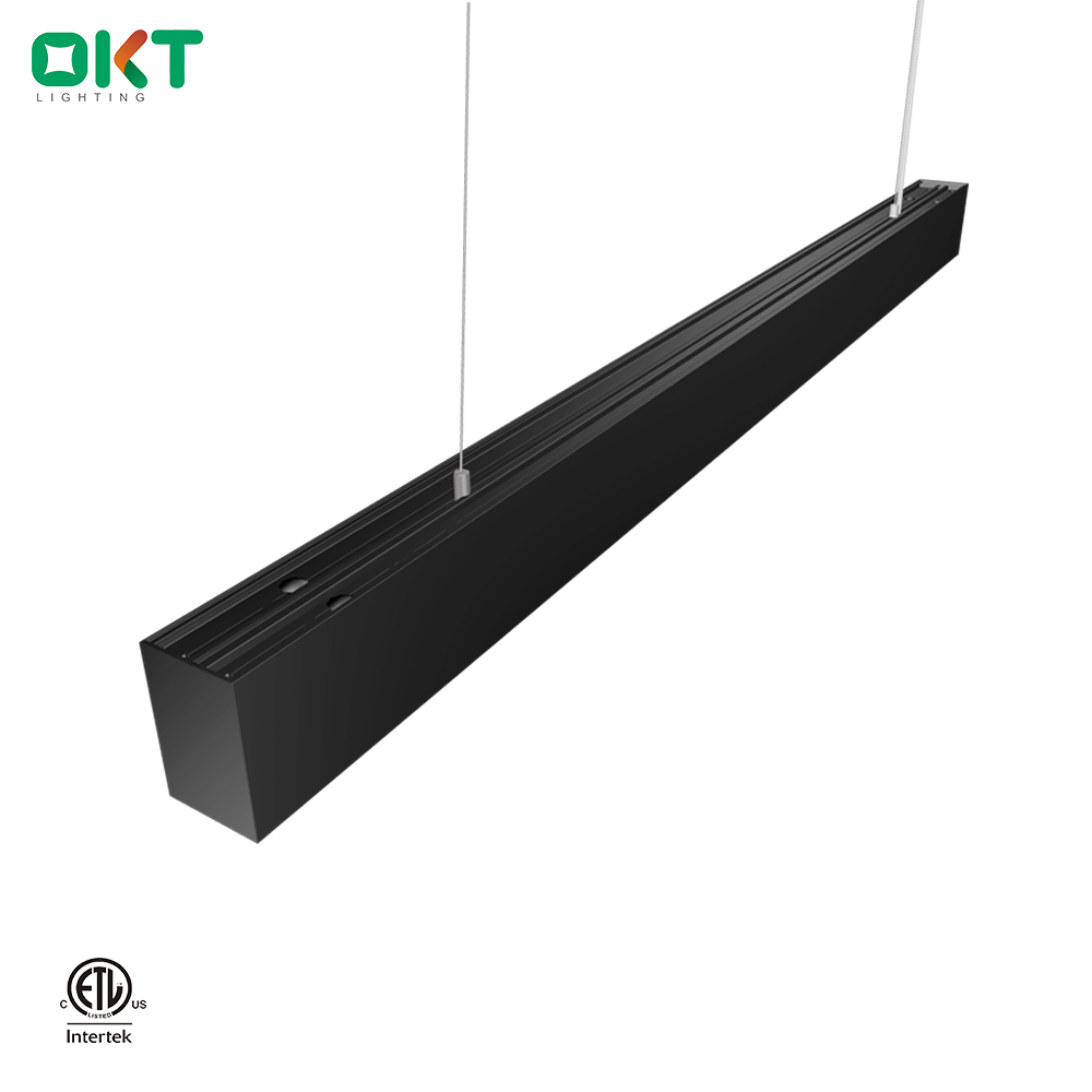 CE Low Glare Suspended Led Linear Fixtures 19W 38W For Office lighting