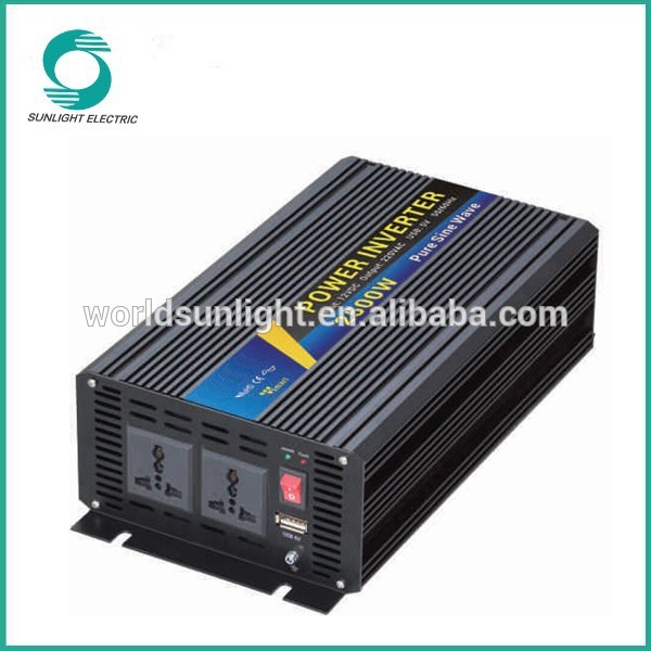 2500w off grid solar dc to ac pure sine wave power inverter with battery box