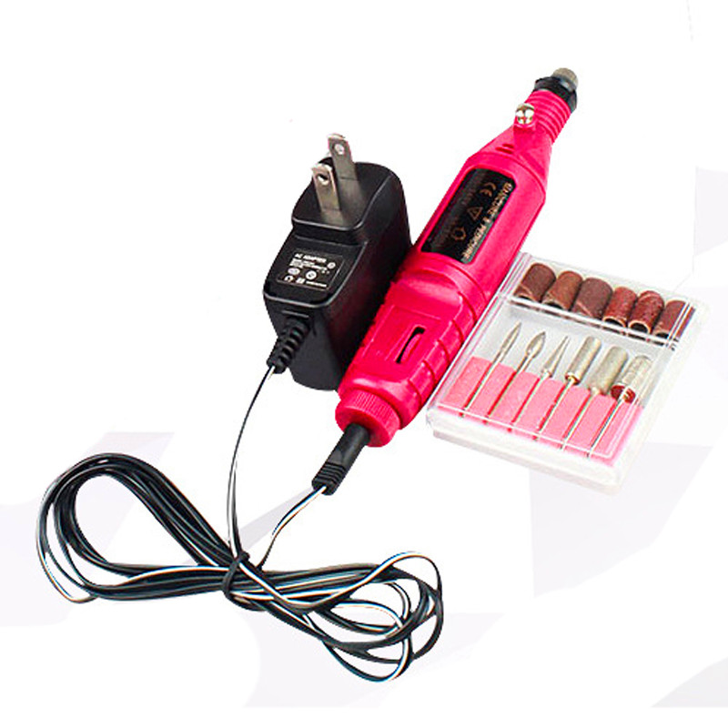 Electric Manicure Pedicure Acrylic Portable Salon Machine pen shape nail drill File Kit