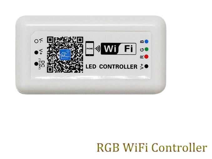 New WiFi RGB LED Smart Controller for LED Strip Light Suitable for Mobile Phone APP use with factory price