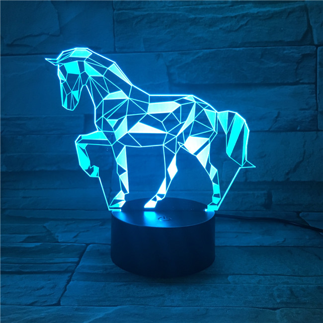 New arrival good 3D LED night lamp with 7 different night light