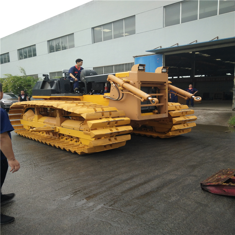 HD16 Hydraulic diesel engine crawler bulldozer  hydraulic earthmover for dry land