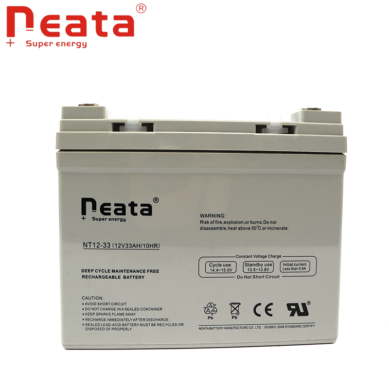 Lead acid rechargeable gel 12V33ah battery