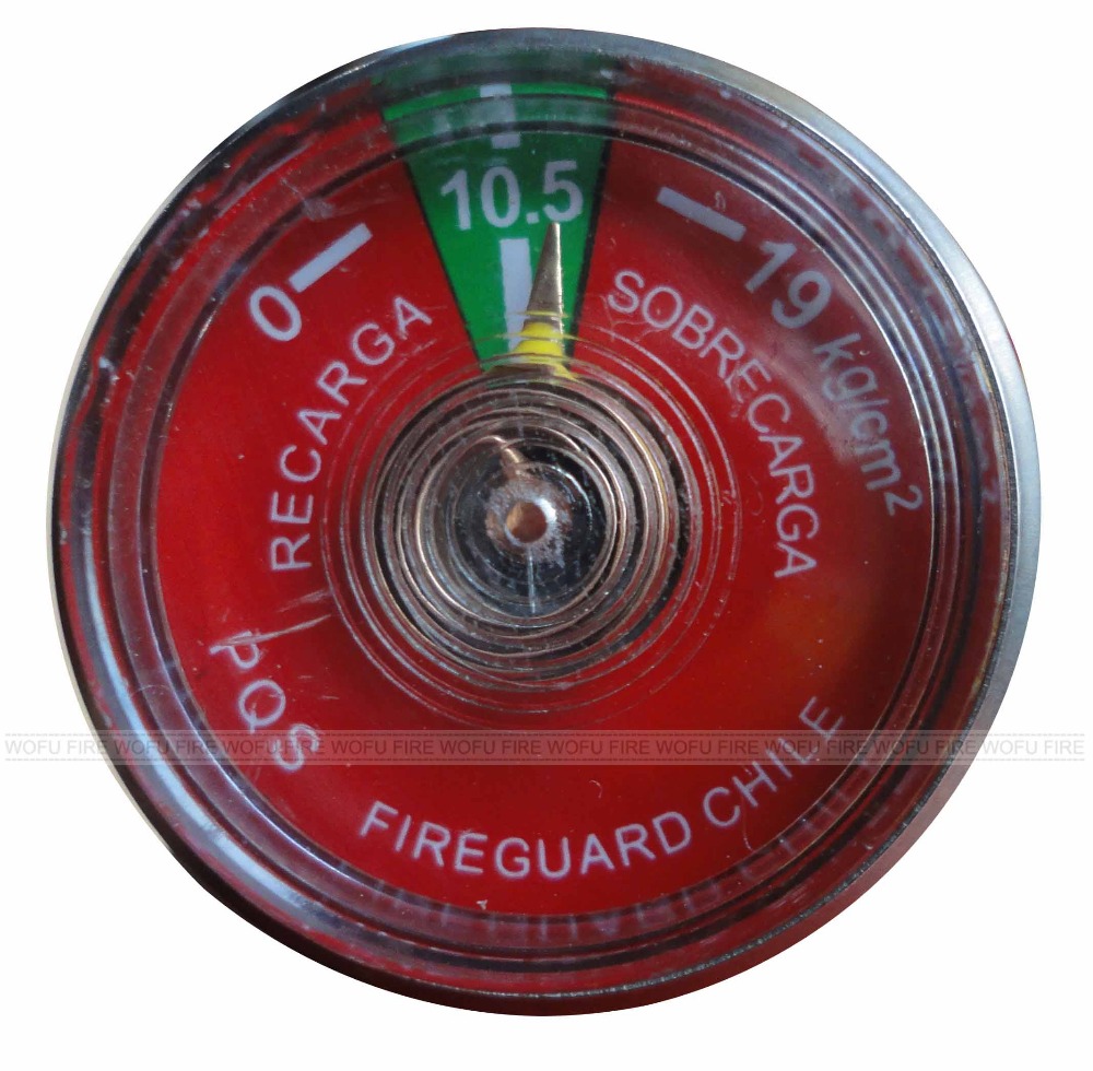 diameter 23mm M10*1-12.5 diaphragm pressure gauge for extinguisher