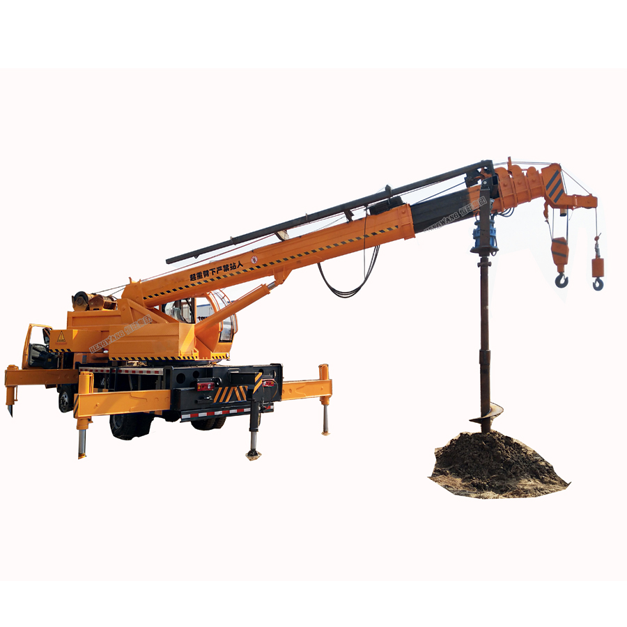 12T crane with  pile driver